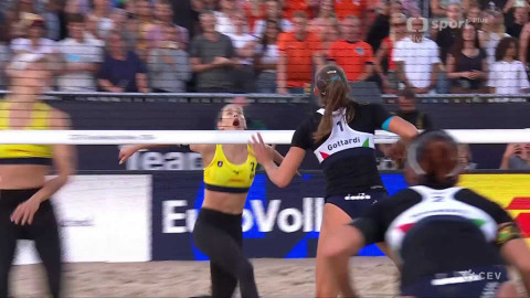 ME v plážovém volejbalu 2024 Nizozemsko - Gottardi/Menegatti (ITA) - Müller/Tillmann (GER)