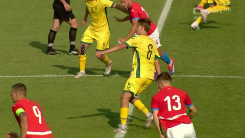 Fotbal - Litva - Česko