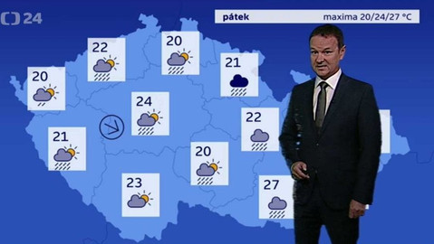 Předpověď počasí - 15. června 2017 17:55