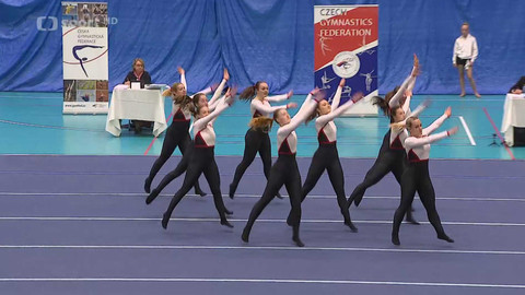 Gymnastika - MČR TeamGym Ostrava