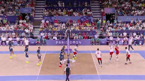 XXXIII. letní olympijské hry 2024 Paříž - Volejbal: Francie - Polsko