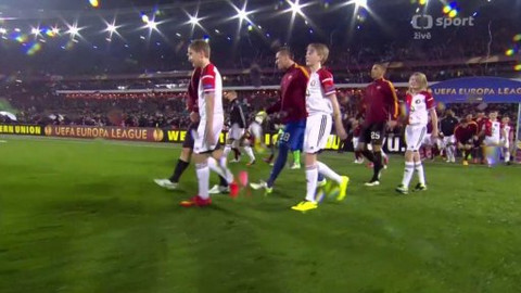 Evropská liga UEFA - Feyenoord Rotterdam - AS Řím