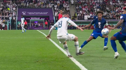 FIFA MS ve fotbale 2022 Katar - Anglie - USA