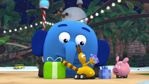 Středo-džungle - 14/26 Frogo jde rybařit / Elevanova páchnoucí zásilka