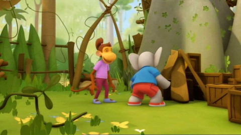 Babar a Baduova dobrodružství - 23/52 Přicházející minulost/Pád a běh