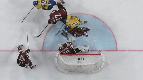 MS v ledním hokeji 2017 Německo a Francie - Švédsko - Lotyšsko