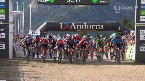 MS horských kol 2024 Andorra - Short track ženy