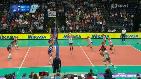 ME ve volejbalu žen 2013 - Česko - Francie
