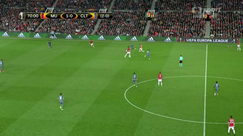 Evropská liga UEFA - Manchester United - Celta Vigo