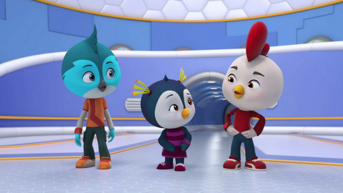 Top Wing: Ptačí kadeti - Želví vlak uklízí! / Ánina oslava přátelství