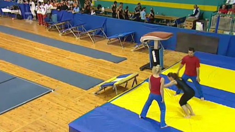 Gymnastika - M ČR Team Gym Ostrava