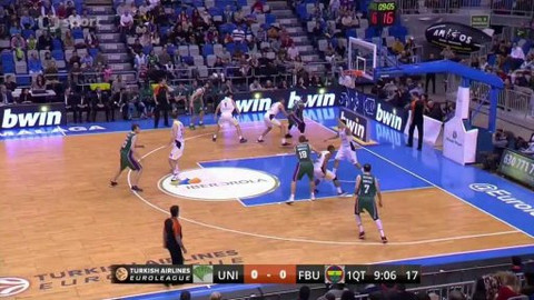 Evropská liga v basketbalu - Unicaja Malaga - Fenerbahce Ülker Istanbul