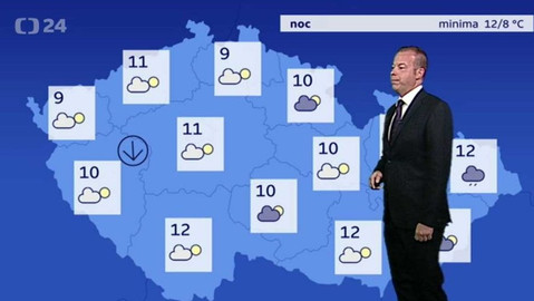 Předpověď počasí - 17. června 2017 17:55