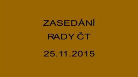 Jednání Rady České televize - 21. jednání Rady ČT v roce 2015