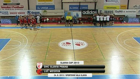 Házená - DHC Slavia Praha - LUČ Moskva (RUS)