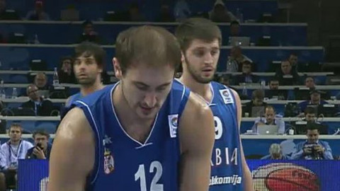 ME v basketbalu 2011 - Rusko - Srbsko