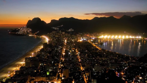 Krásné země z výšky - Rio de Janeiro