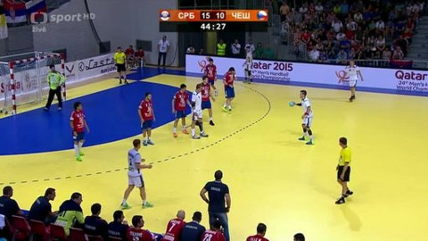 Házená - Srbsko - Česko