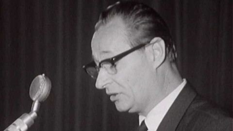 Příloha Televizních novin - Projev Dubčeka v Tesle