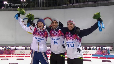 XXII. zimní olympijské hry 2014 Soči - Biatlon: stíhací závod 12,5km