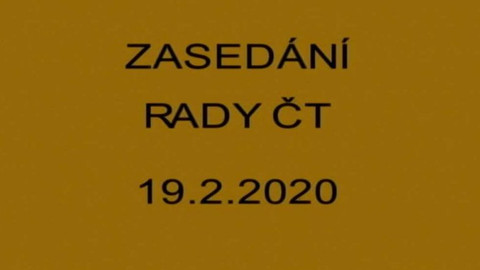 Jednání Rady České televize - 4. jednání Rady ČT v roce 2020