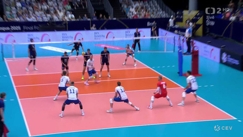 Zlatá evropská volejbalová liga - Izrael - Česko