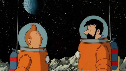 Tintinova dobrodružství - 1/2 Průzkumníkem na Měsíci