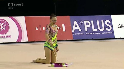 Gymnastika - Grand Prix Brno 2013 v moderní gymnastice