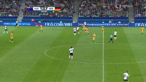 Pohár Konfederace 2017 - Austrálie - Německo