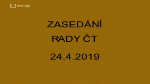 Jednání Rady České televize - 8. jednání Rady ČT v roce 2019