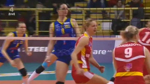 Volejbal - VK Modřanská Prostějov - Rabita Baku