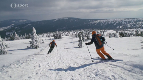 Na skialpech přes hory - Krkonoše