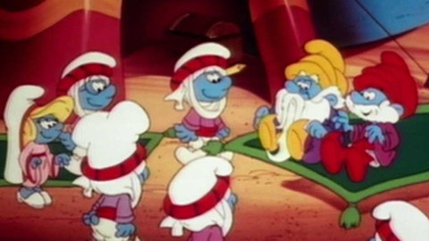 Šmoulové - Nešika, džin kouzelné lampy