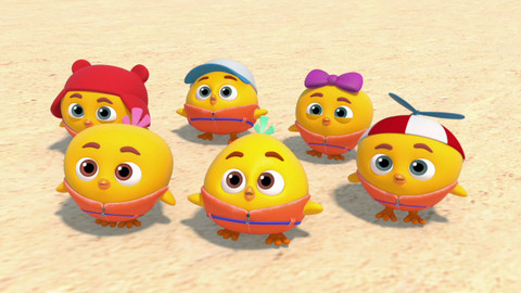 Top Wing: Ptačí kadeti - Rošťákova Zlá letka / Kuřata a vodní šou