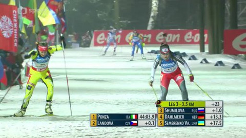 MS v biatlonu 2013 Česko - Štafety žen na 4x6 km