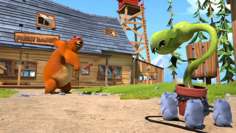 Méďa a lumíci - Hladová rostlinka