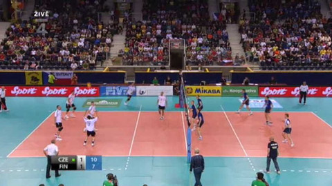 Volejbal - Česko - Finsko