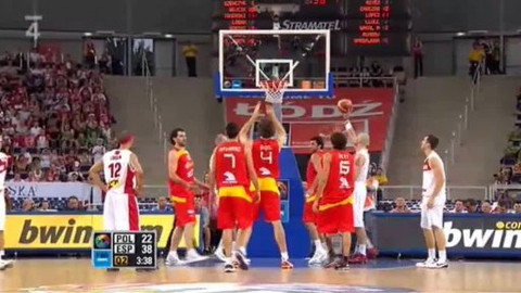 ME v basketbalu 2009 Polsko - Polsko - Španělsko