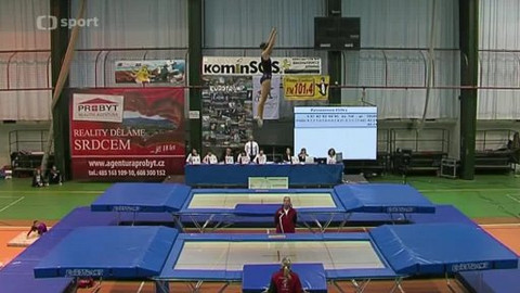 Trampolíny - Český pohár ve skocích na trampolíně Praha