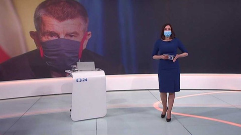 90’ ČT24 - Projev premiéra Andreje Babiše