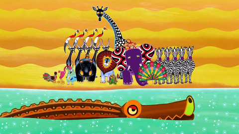 Příběhy Tinga Tinga - 17/52 Proč má krokodýl hrbolatá záda