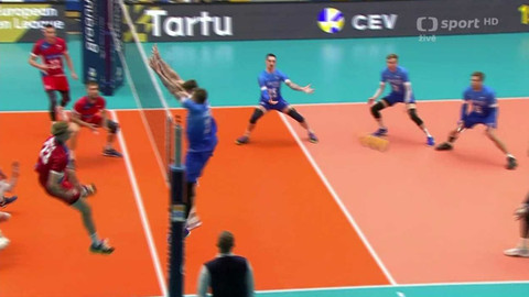 Zlatá evropská volejbalová liga - Estonsko - Česko