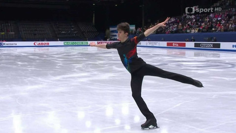 MS v krasobruslení 2022 Francie - Krátký program mužů