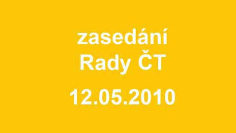 Jednání Rady České televize - 8. jednání Rady ČT v roce 2010