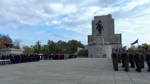 Pietní akt k výročí vzniku Československé republiky - Pietní akt k 106. výročí vzniku Československé republiky