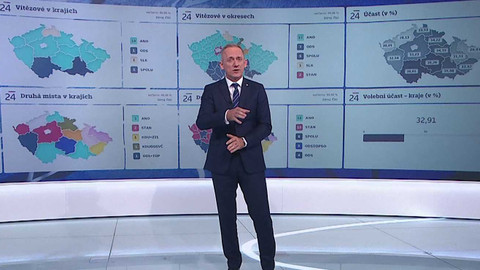 Krajské a senátní volby 2024 - Volební studio