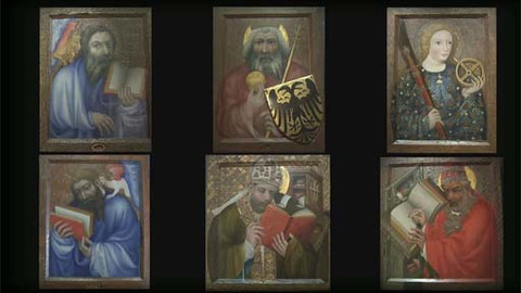 Národní galerie v Praze nikdy nezavírá - Deskové obrazy z kaple sv. Kříže na Karlštejně