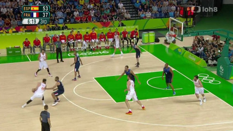 XXXI. letní olympijské hry 2016 Rio de Janeiro - Basketbal: Španělsko - Franice (muži)