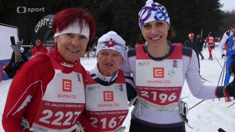 Lyžování - Orlický maraton