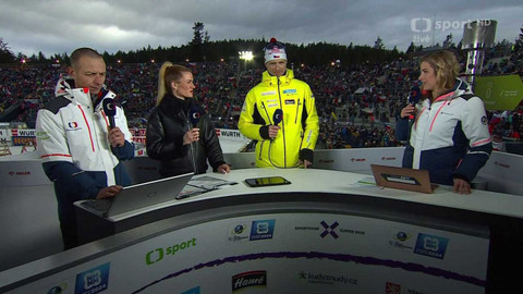 MS v biatlonu 2024 Česko - Studio ČT sport - Nové Město na Moravě